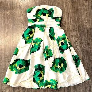 Kay Unger strapless dress